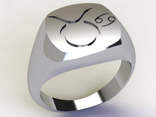 Anello Toro / Cancro Argento 925
