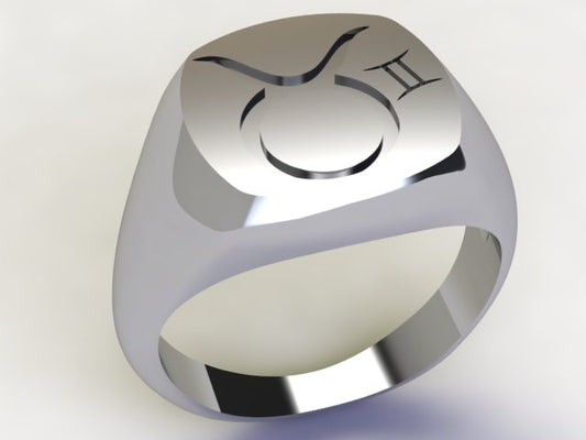 Anello Toro / Gemelli Argento 925