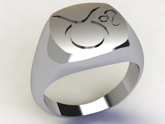 Anello Toro / Leone Argento 925