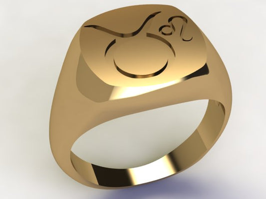 Anello Toro / Leone Oro 9k