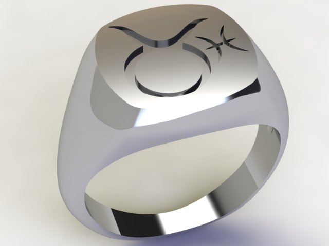Anello Toro / Pesci Argento 925