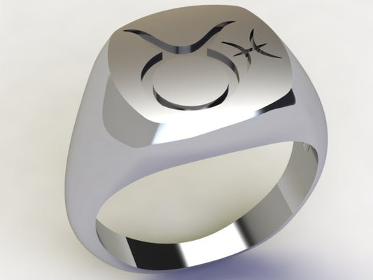 Anello Toro / Pesci Argento 925