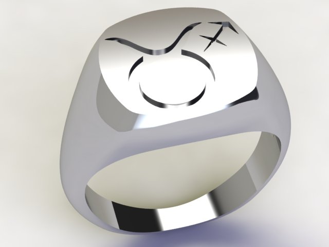 Anello Toro / Sagittario Argento 925