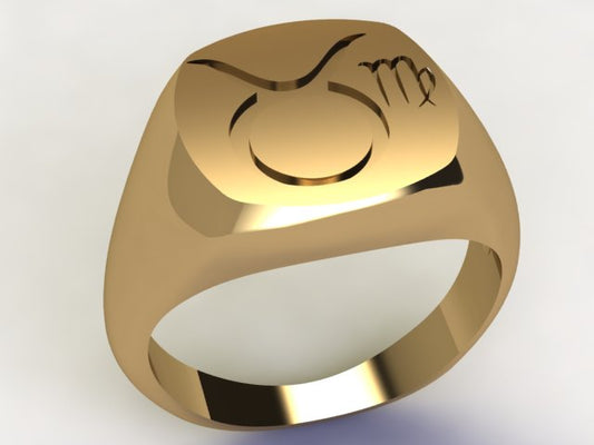 Anello Toro / Vergine Oro 18k