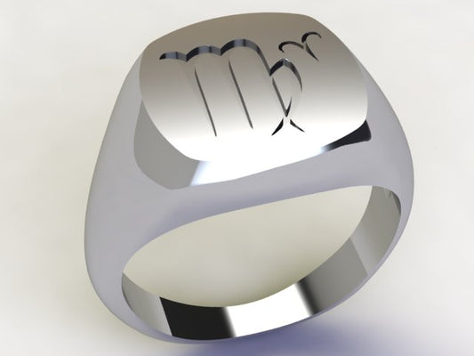 Anello Vergine / Ariete Argento 925