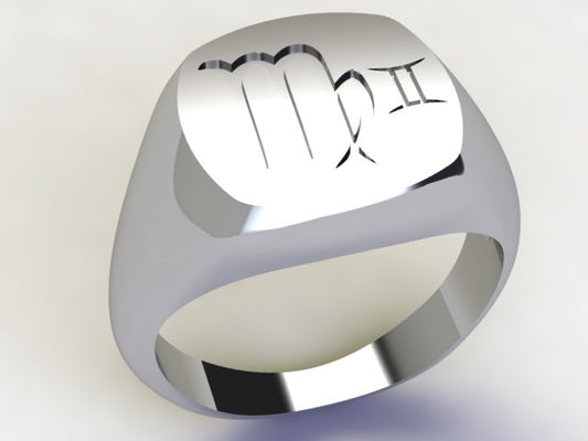 Anello Vergine / Gemelli Argento 925