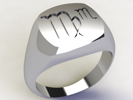 Anello Vergine / Scorpione Argento 925